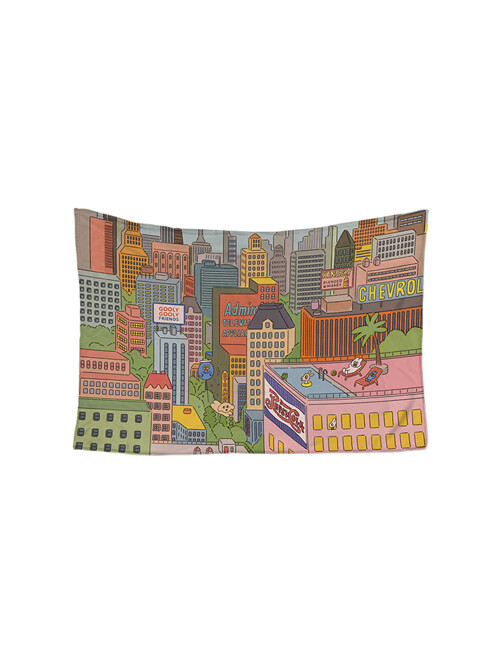 담요 Rooftop Rest in the City / 굴리굴리(GOOLYGOOLY)