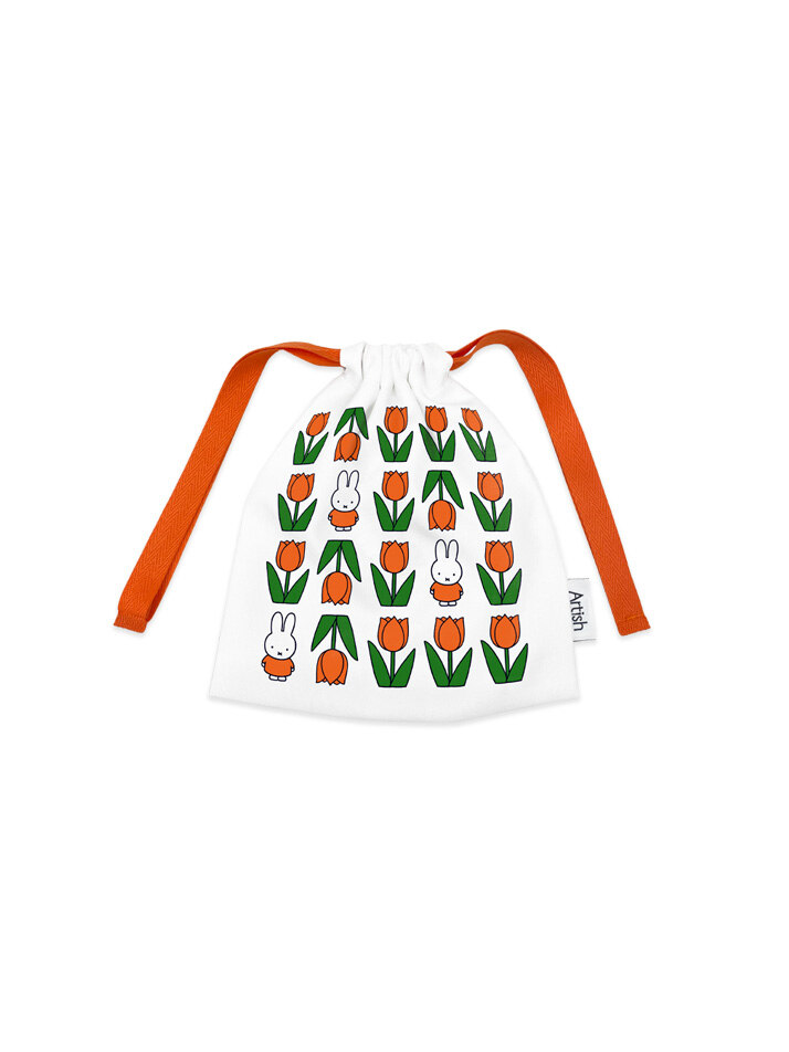 스트링파우치 미피와 튤립 (패턴) / 미피(Miffy)