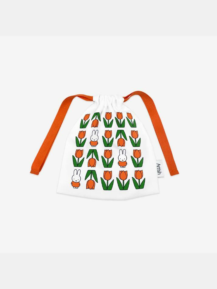 스트링파우치 미피와 튤립 (패턴) / 미피(Miffy)