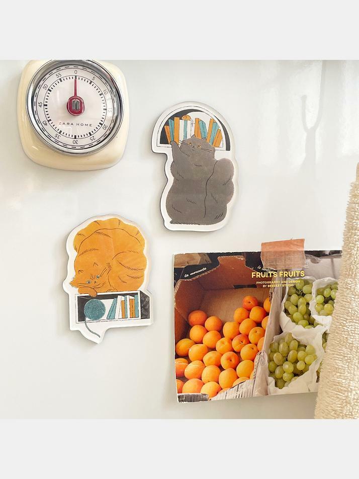 마그넷 Bookshelf cat13 / 카와무(Kawamu)