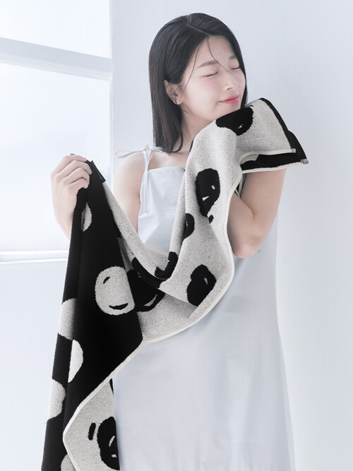 [킨제네라] 설원 뱀부 30수 180g 호텔수건 세면타월_Playful