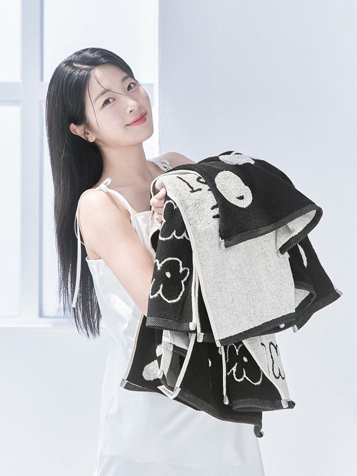 [킨제네라] 설원 뱀부 30수 180g 호텔수건 세면타월_3P SET (디자인 선택/동일 컬러)