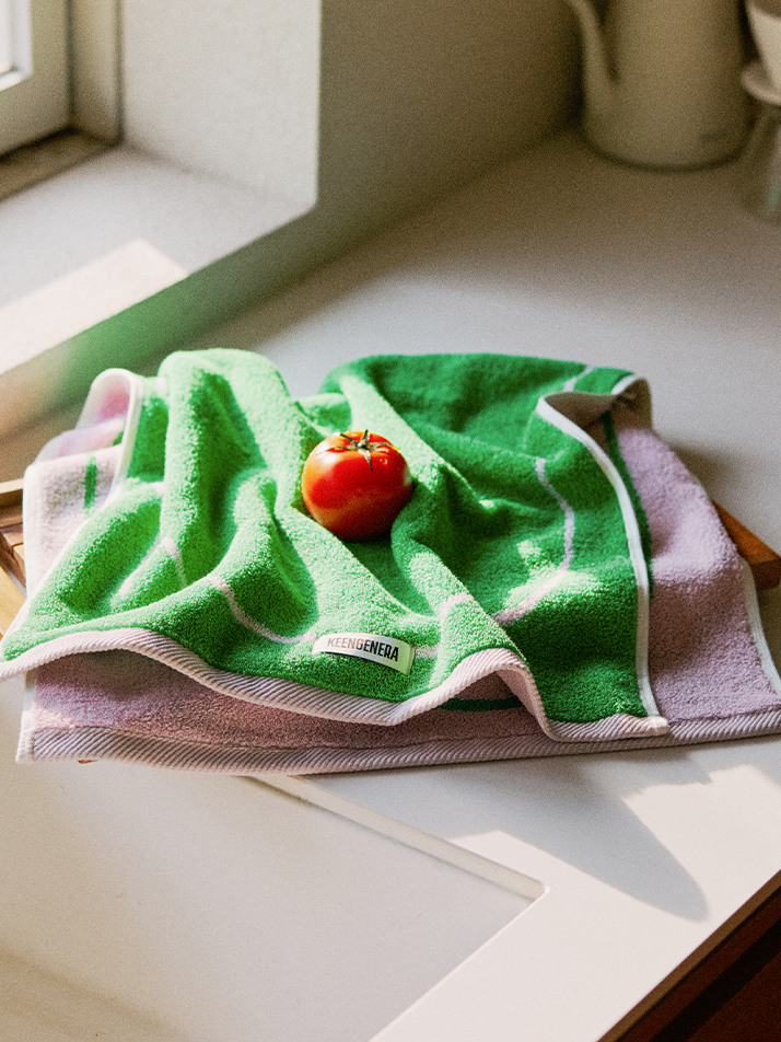 [킨제네라] 햇살 고급 면 40수 210g 호텔수건 세면타월_Stroll