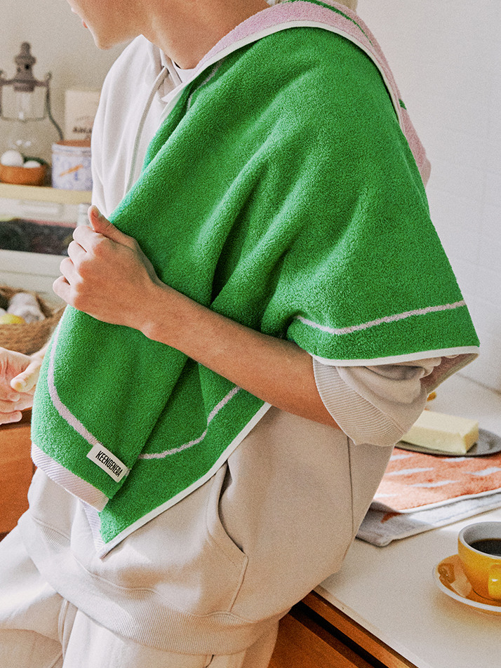 [킨제네라] 햇살 고급 면 40수 210g 호텔수건 세면타월_Stroll