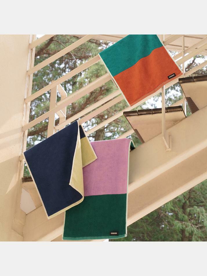 [킨제네라] 새벽 뱀부 30수 180g 호텔수건 세면타월_3P SET (디자인 선택/혼합 컬러)