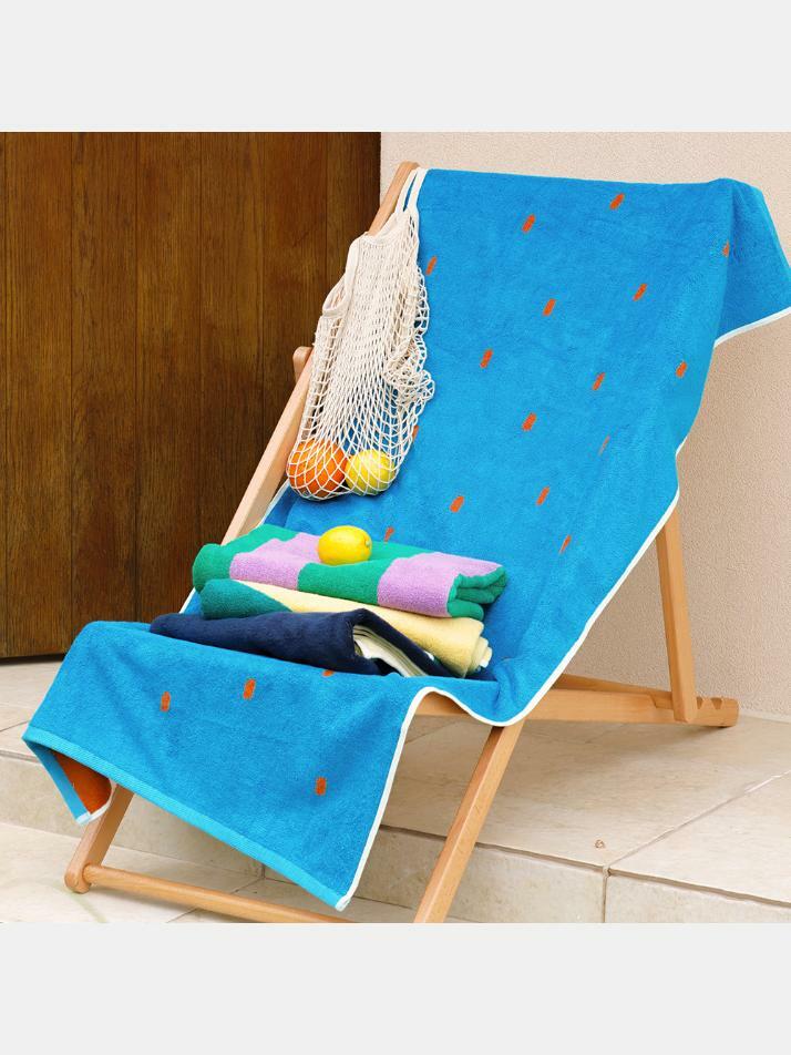 [킨제네라] 새벽 뱀부 30수 550g 대형 호텔수건 비치 목욕타월_2P SET (디자인 선택)