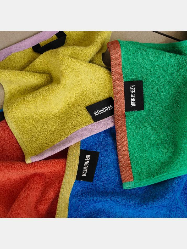 [킨제네라] 새벽 뱀부 30수 55g 고리 핸드 미니타월_5P SET