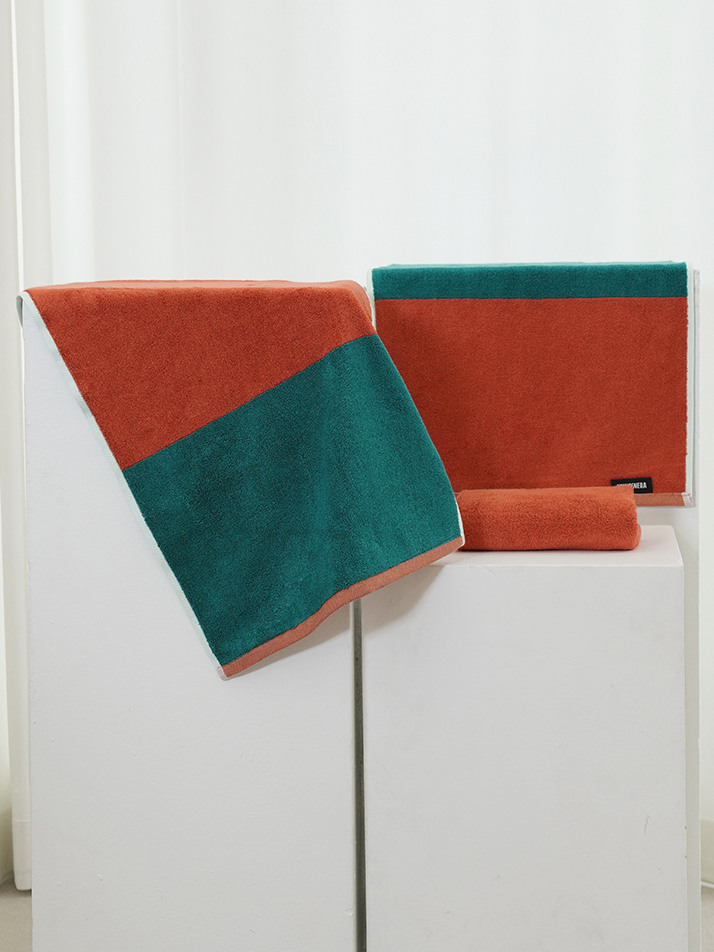 [킨제네라] 새벽 뱀부 30수 호텔수건 세면타월_Dazzling