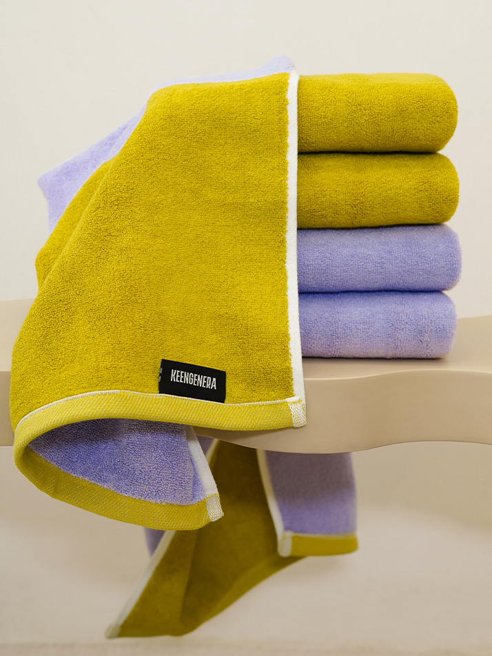 [킨제네라] 새벽 뱀부 30수 호텔수건 세면타월_Moonlight