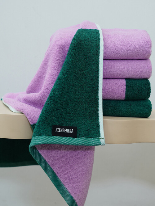 [킨제네라] 새벽 뱀부 30수 호텔수건 세면타월_Dreamy