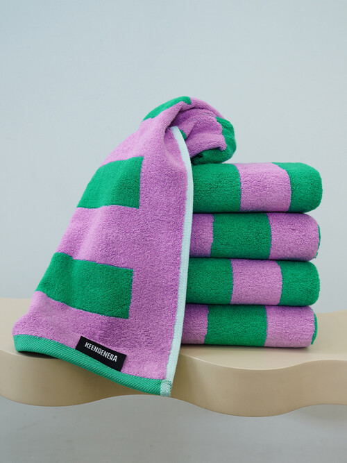 [킨제네라] 새벽 뱀부 30수 호텔수건 세면타월_Misty