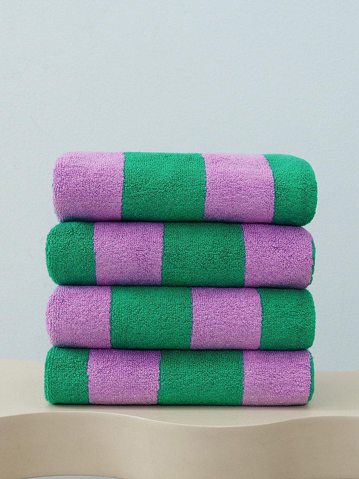 [킨제네라] 새벽 뱀부 30수 호텔수건 세면타월_Misty