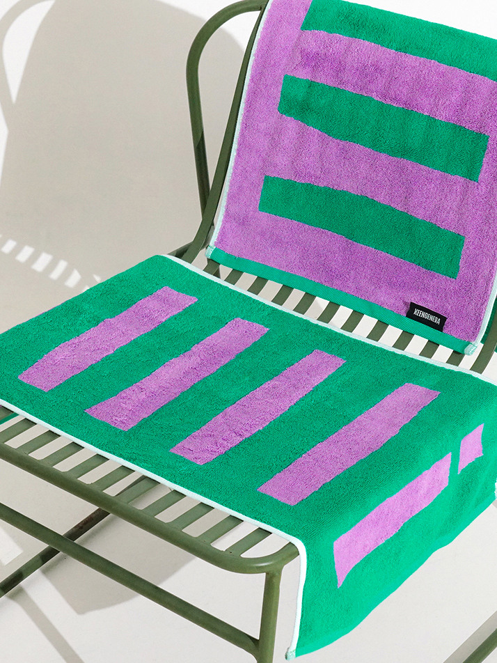 [킨제네라] 새벽 뱀부 30수 호텔수건 세면타월_Misty