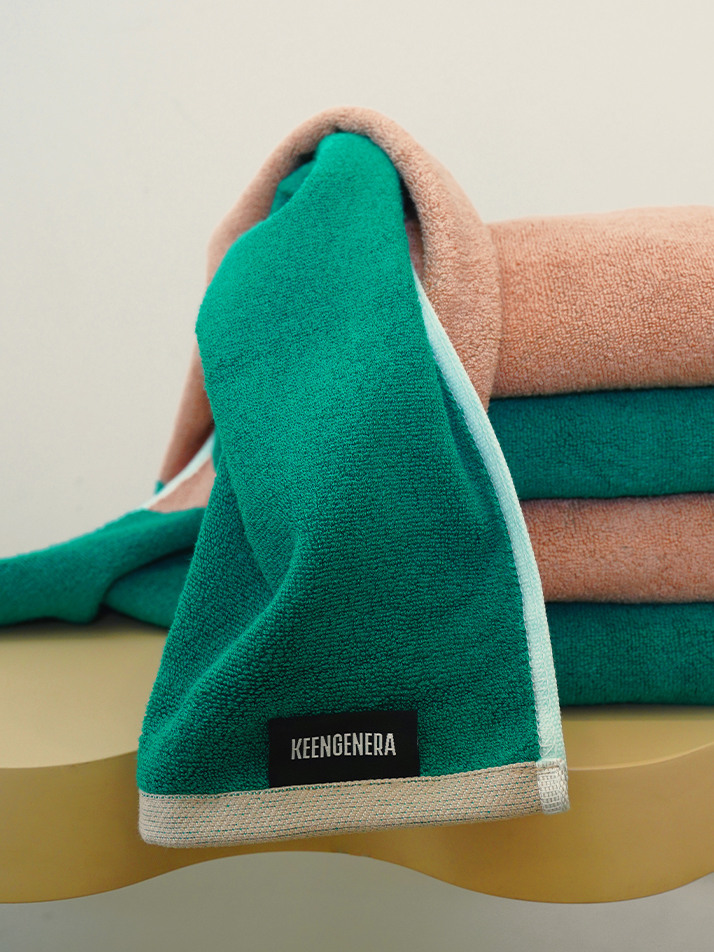 [킨제네라] 새벽 뱀부 30수 호텔수건 세면타월_Novel