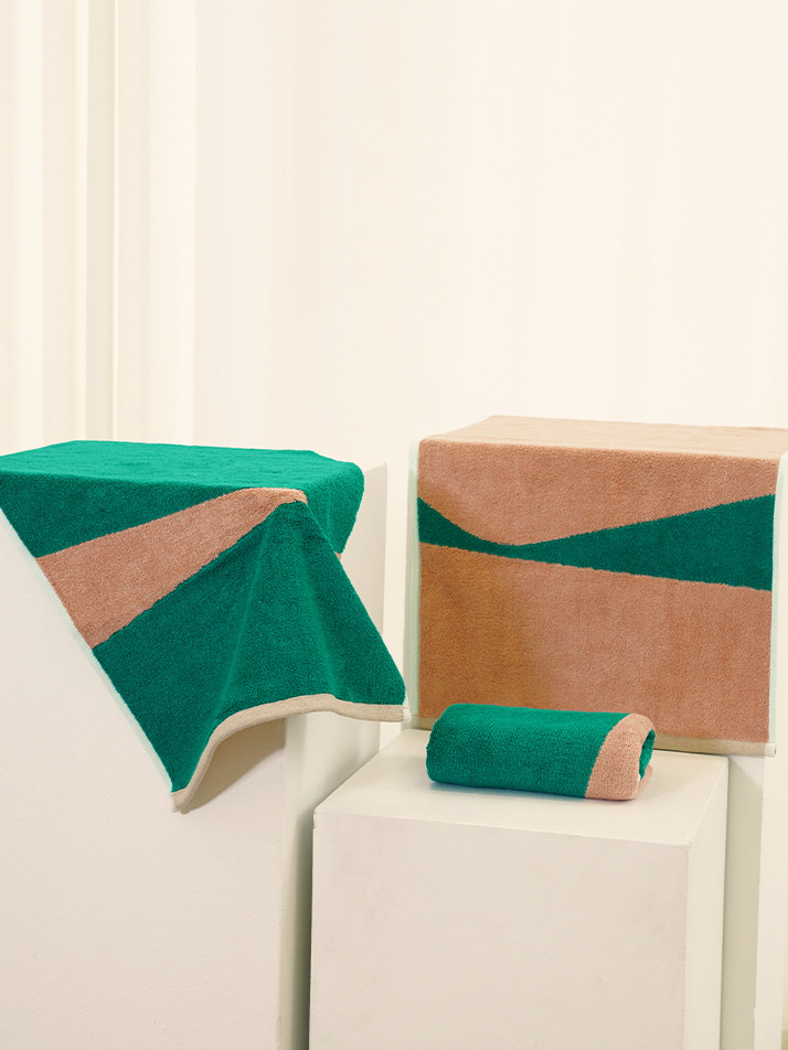 [킨제네라] 새벽 뱀부 30수 호텔수건 세면타월_Novel