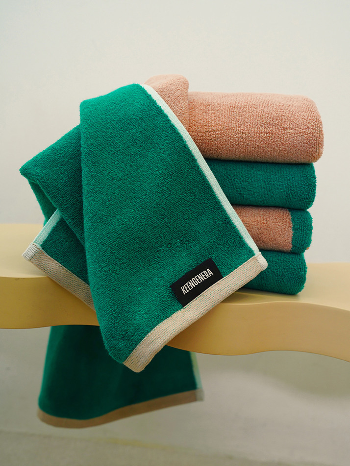 [킨제네라] 새벽 뱀부 30수 호텔수건 세면타월_Novel