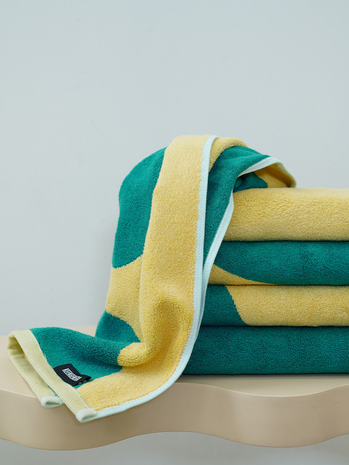 [킨제네라] 새벽 뱀부 30수 호텔수건 세면타월_Coming