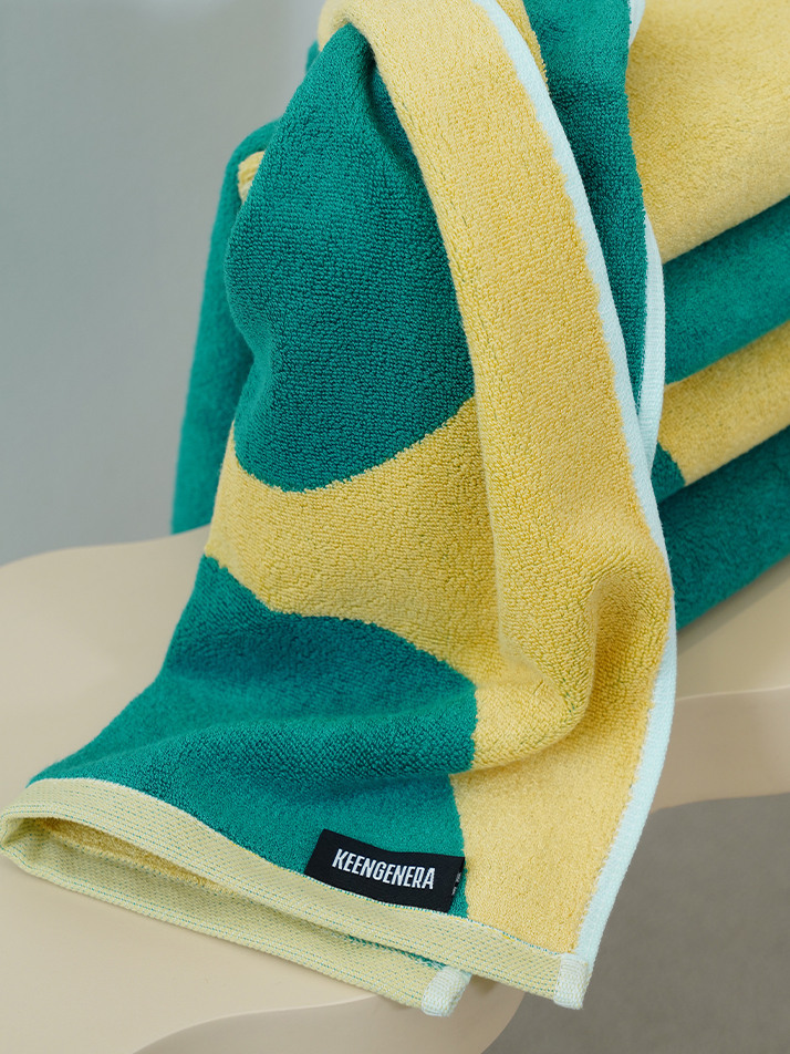 [킨제네라] 새벽 뱀부 30수 호텔수건 세면타월_Coming