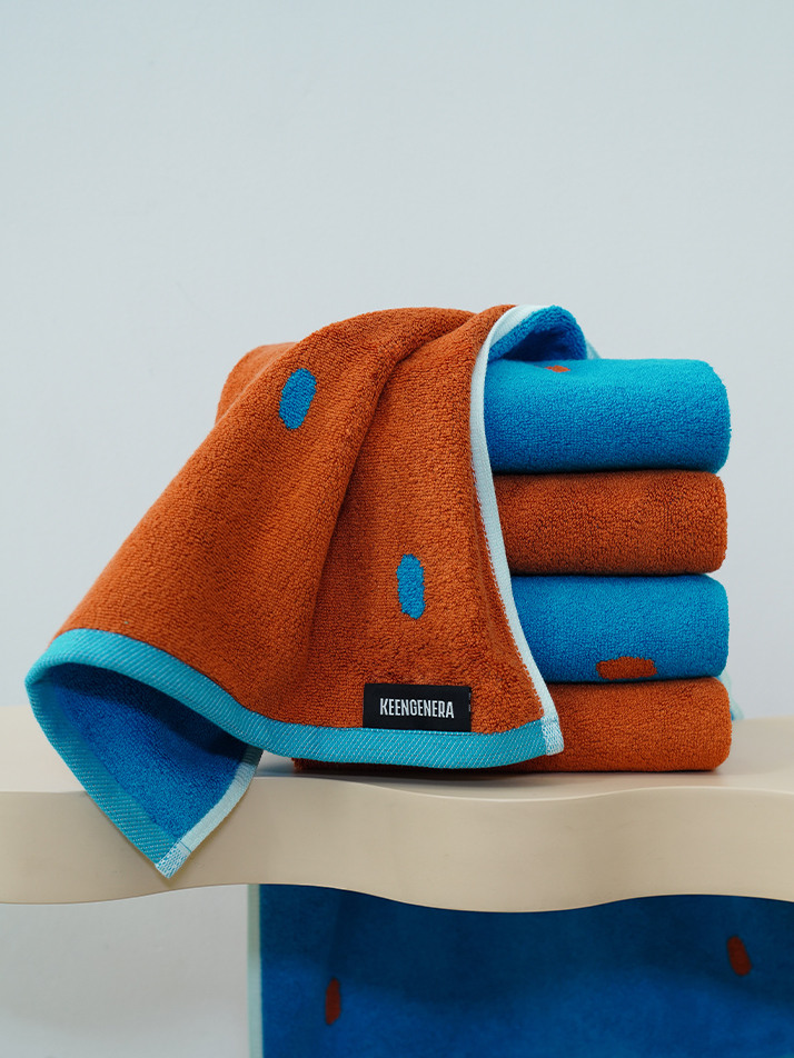 [킨제네라] 새벽 뱀부 30수 호텔수건 세면타월_Bright