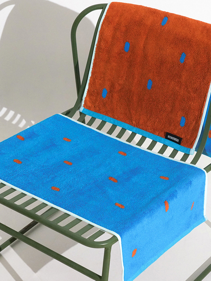 [킨제네라] 새벽 뱀부 30수 호텔수건 세면타월_Bright