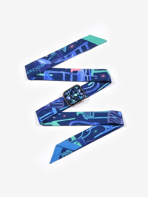 Blue Daydreaming 패브릭 워치스트랩 애플40mm (38-41)