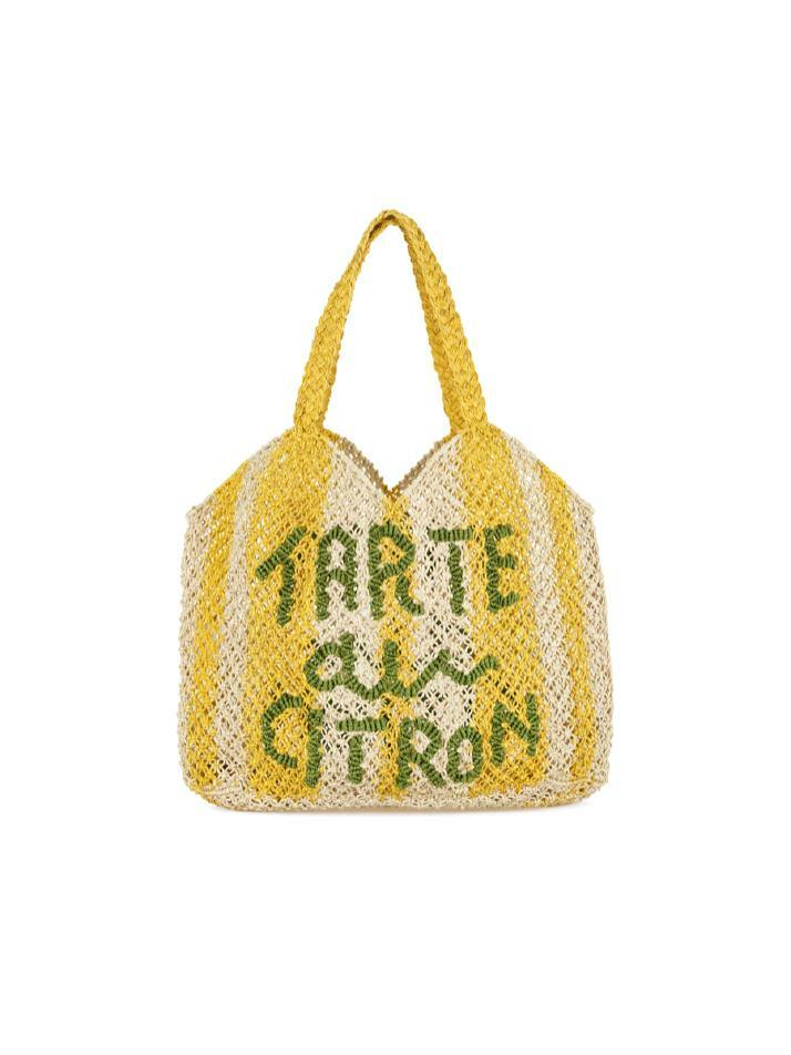 `Tarte Au Citron` Drew Bag - Yellow, Natural and Fern