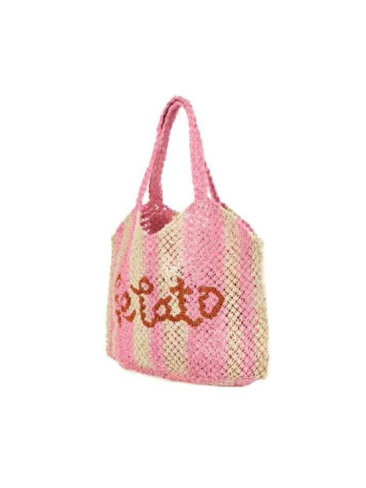 `Gelato` Drew Bag - Natural, Rose and Ginger