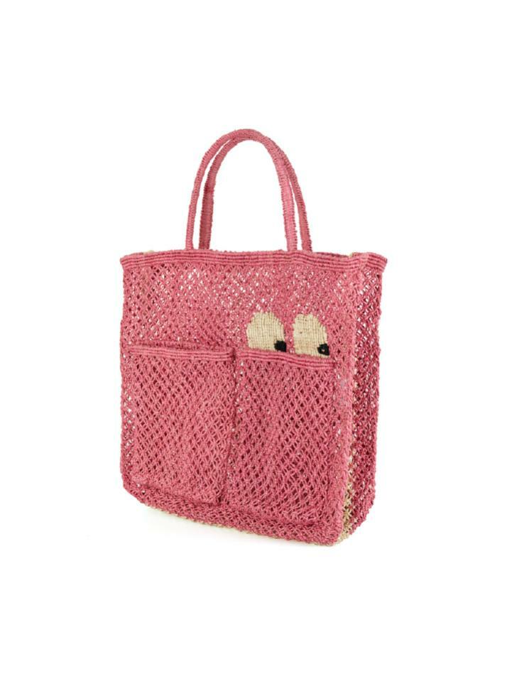 `Harvey/Big Eyes` Large Bag - Berry