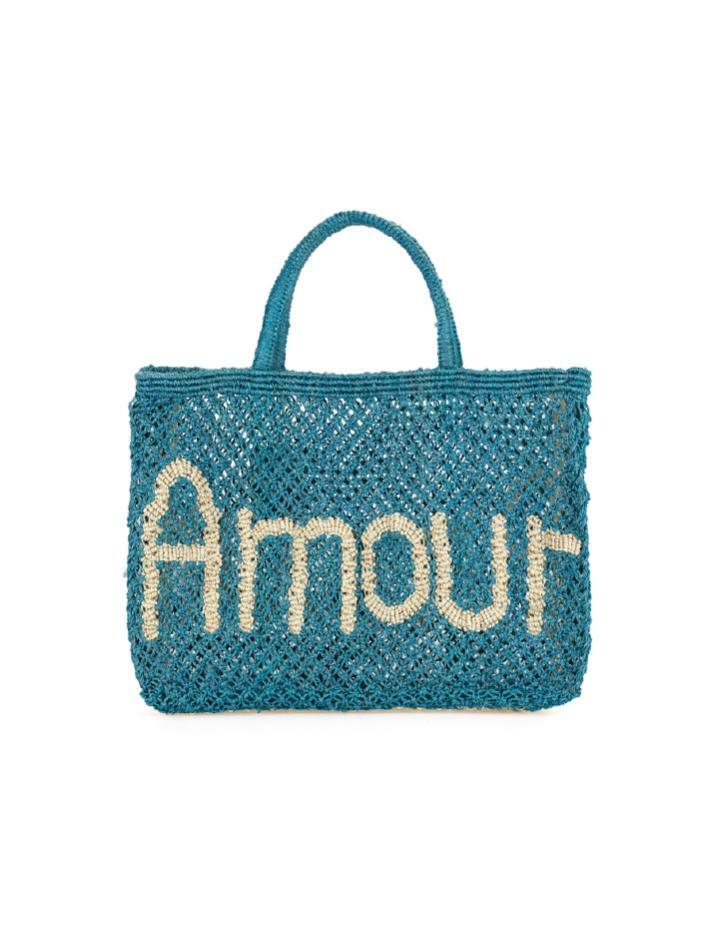 `Amour` Small Bag - Ocean and natural