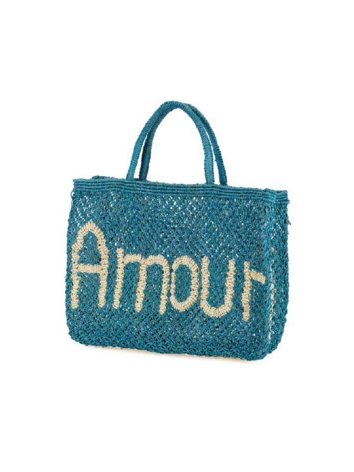 `Amour` Small Bag - Ocean and natural