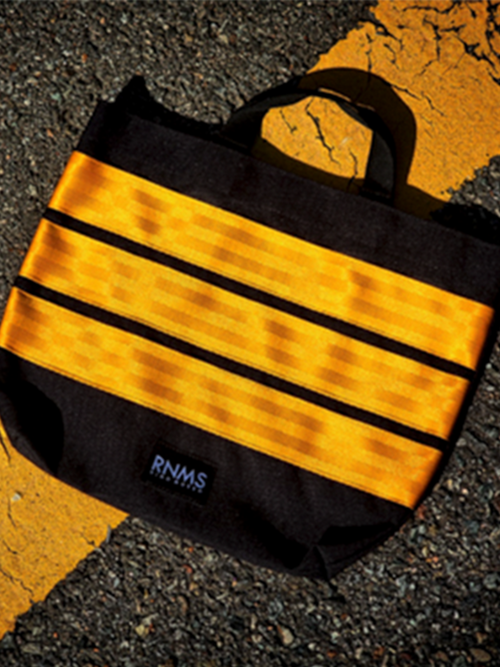 RNMS TOTEBAG 3STRIPE-YELLOW