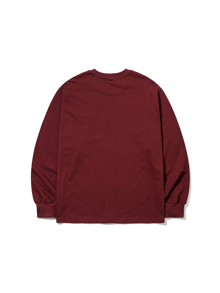 COLLAGE KOTH SEOUL BSR LONG SLEEVE BURGUNDY