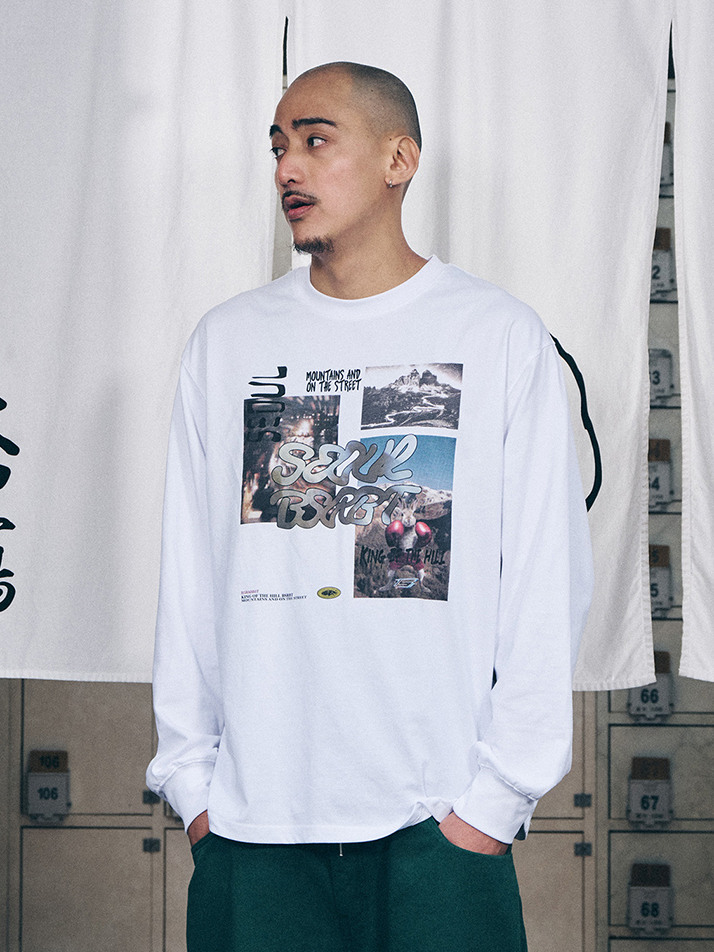 COLLAGE KOTH SEOUL BSR LONG SLEEVE WHITE