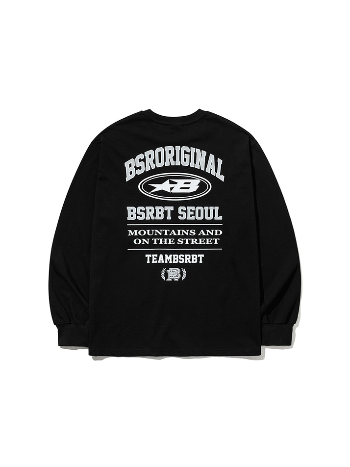 OG STAR B LOGO LONG SLEEVE BLACK