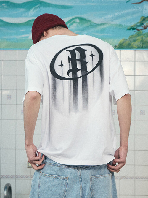 FLOWING LOGO PRINTING SST WHITE