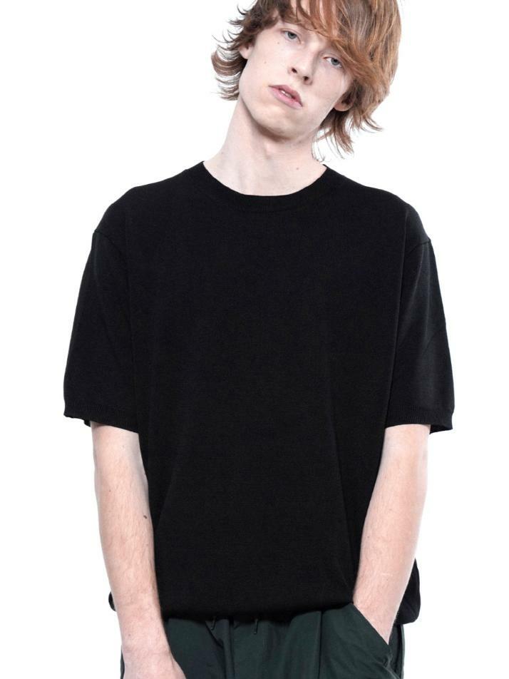 Cool Round Half Knit - Black