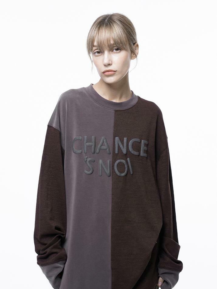 S`noi Reverse Slev Crew-neck Sweat - Brown /M243MT01BRW