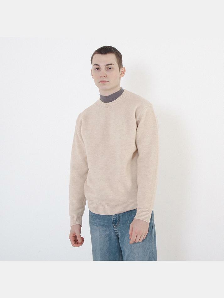 Anti-Filling Soft Wool Knit (Cream)