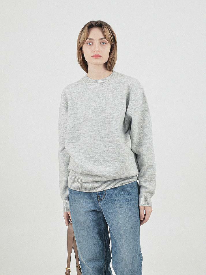 Anti-Filling Soft Wool Knit (Melange)