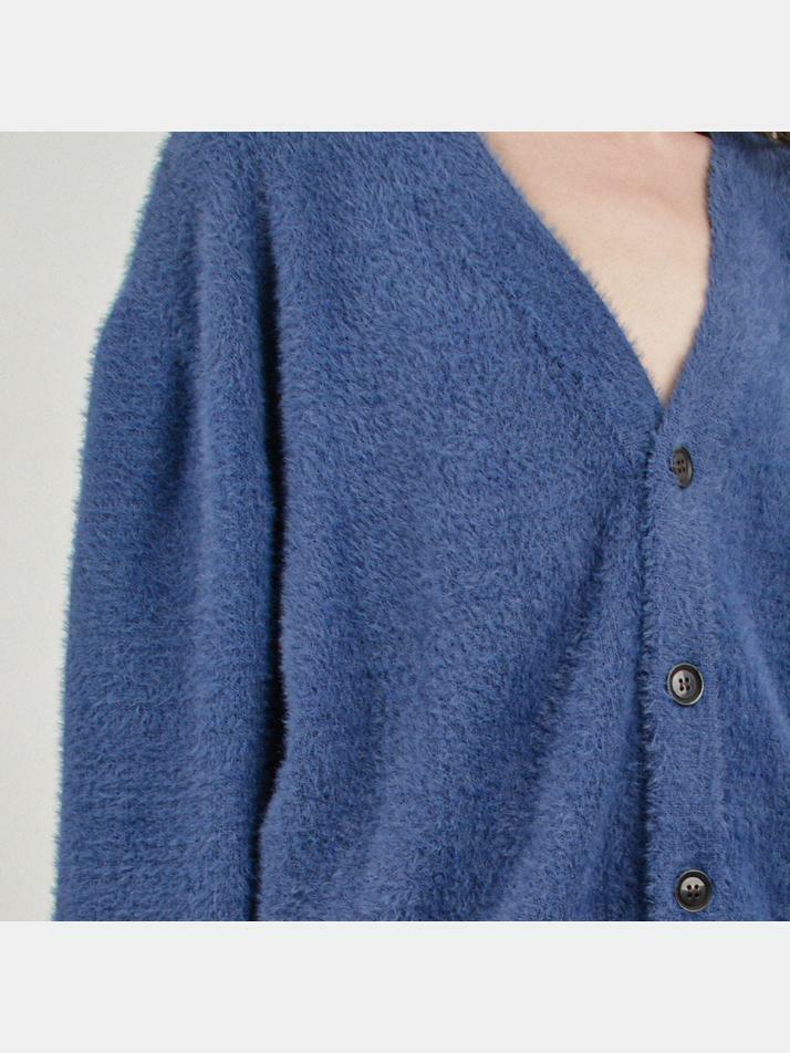 Boocle Angora Cardigan (Blue)