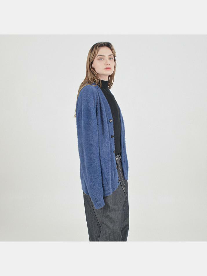 Boocle Angora Cardigan (Blue)