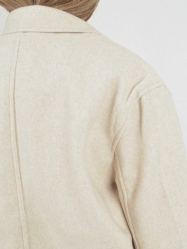 Chester Wool Trucker Jacket (Ivory)