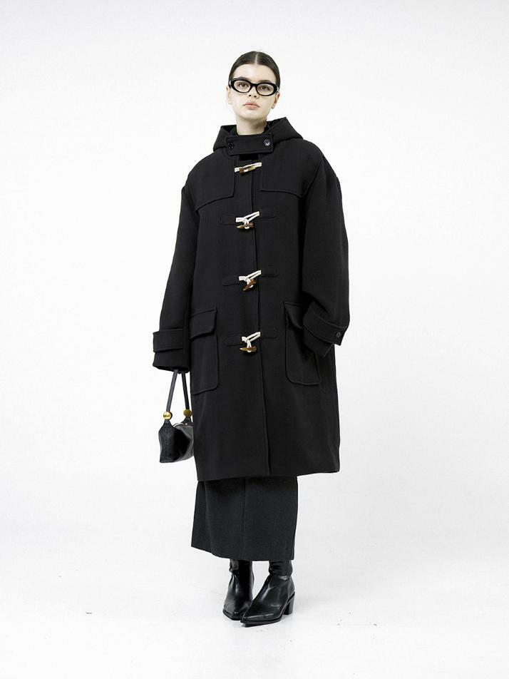 League Duffle Coat - Black /LGDFCT-BK