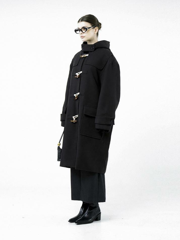 League Duffle Coat - Black /LGDFCT-BK