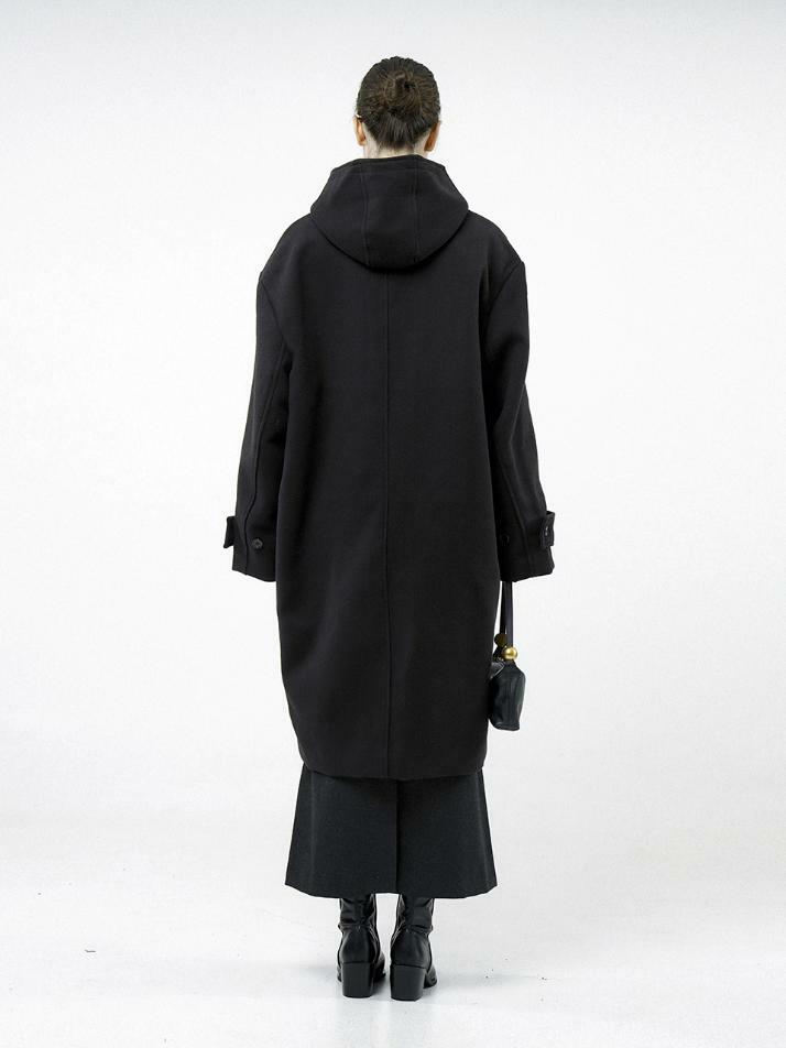 League Duffle Coat - Black /LGDFCT-BK