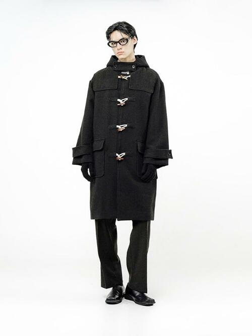 League Duffle Coat - Black /LGDFCT-BK-M