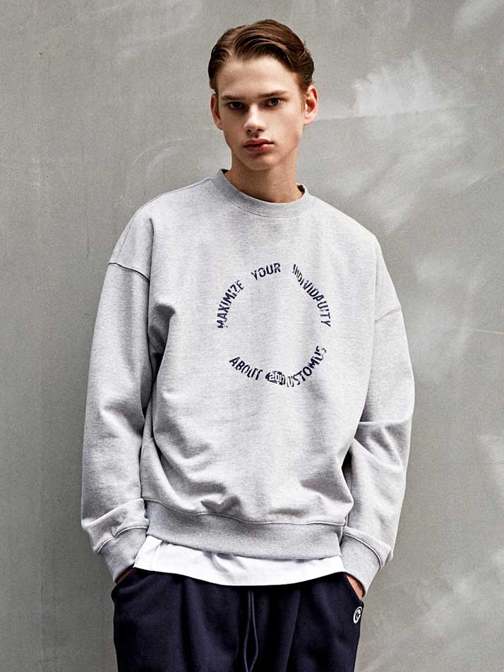 서클 로고 유니 스웨트 셔츠 CFS23FKMT905