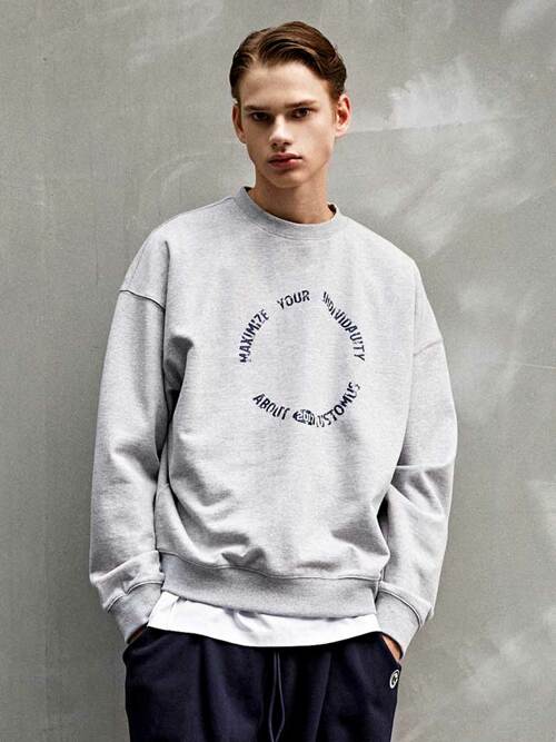 서클 로고 유니 스웨트 셔츠 CFS23FKMT905