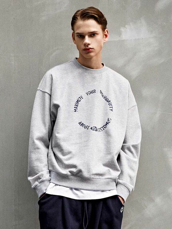 서클 로고 유니 스웨트 셔츠 CFS23FKMT905