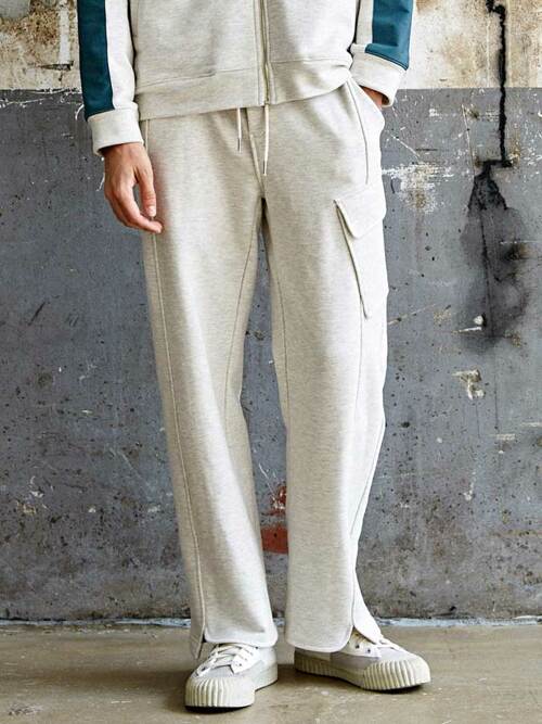 밑단변형 와이드 트레이닝 팬츠 CFS23FKPT902